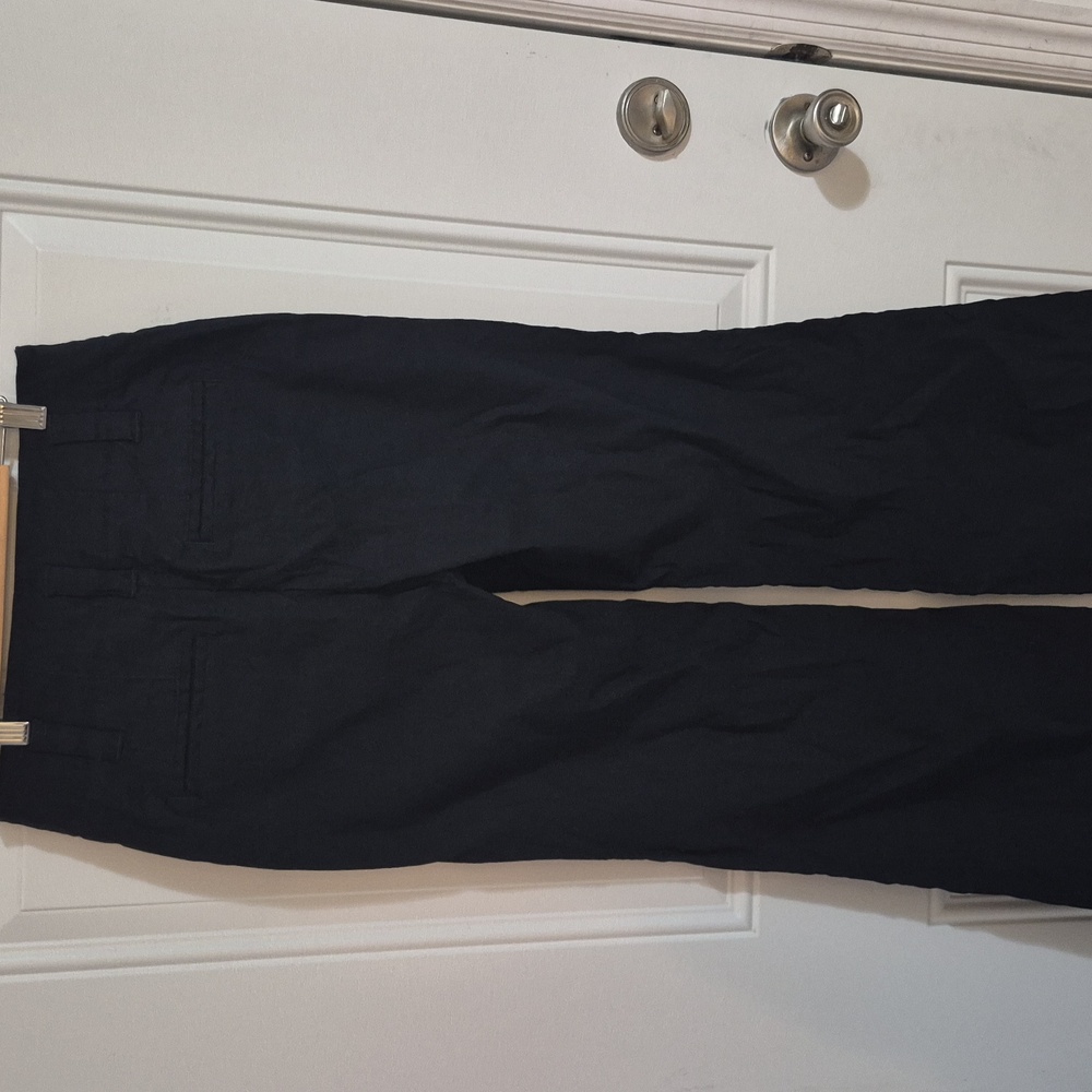 Maeve Anthropologie Naomi Black High-Waist Wide-Leg Pants - Picture 8 of 10
